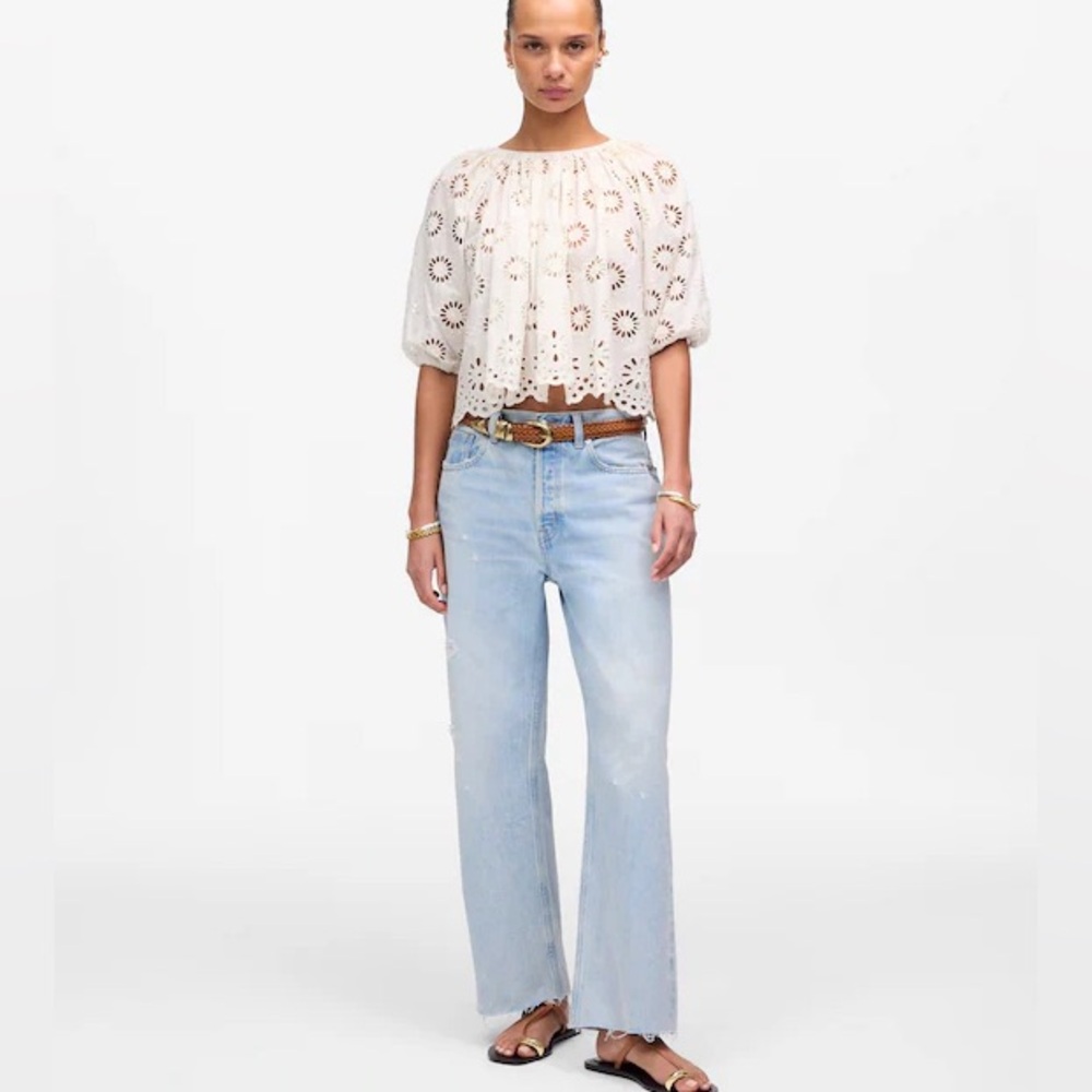 Madewell Women's Light Wash Straight Leg Jeans